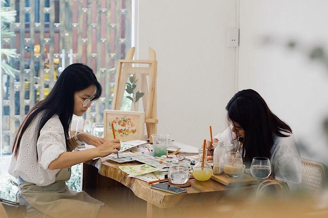 Art workshop cảm nhận vẽ màu nước - Những vết màu loang xinh xắn 0 gallaries